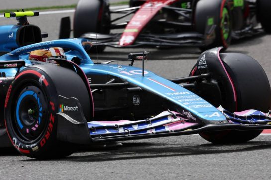 Pierre Gasly (FRA) Alpine F1 Team A523.
30.07.2023. Formula 1 World Championship, Rd 13, Belgian Grand Prix, Spa Francorchamps, Belgium, Race Day.
- www.xpbimages.com, EMail: requests@xpbimages.com © Copyright: Batchelor / XPB Images