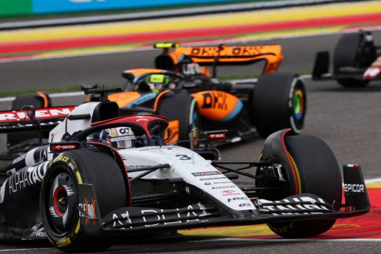 Daniel Ricciardo (AUS) AlphaTauri AT04.
30.07.2023. Formula 1 World Championship, Rd 13, Belgian Grand Prix, Spa Francorchamps, Belgium, Race Day.
- www.xpbimages.com, EMail: requests@xpbimages.com © Copyright: Batchelor / XPB Images