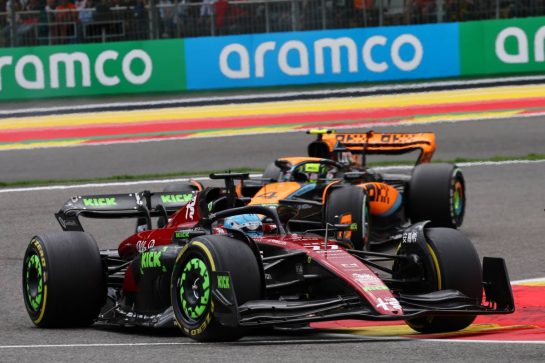 Valtteri Bottas (FIN) Alfa Romeo F1 Team C43.
30.07.2023. Formula 1 World Championship, Rd 13, Belgian Grand Prix, Spa Francorchamps, Belgium, Race Day.
- www.xpbimages.com, EMail: requests@xpbimages.com © Copyright: Batchelor / XPB Images