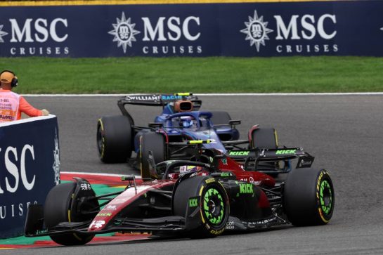 Zhou Guanyu (CHN) Alfa Romeo F1 Team C43.
30.07.2023. Formula 1 World Championship, Rd 13, Belgian Grand Prix, Spa Francorchamps, Belgium, Race Day.
- www.xpbimages.com, EMail: requests@xpbimages.com © Copyright: Bearne / XPB Images
