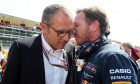 (L to R): Stefano Domenicali (ITA) with Christian Horner (GBR) Red Bull Racing Team Principal on the grid. 07.09.2014. Formula 1 World Championship, Rd 13, Italian Grand Prix, Monza, Italy, Race Day. - www.xpbimages.com, EMail: requests@xpbimages.com - copy of publication required for printed pictures. Every used picture is fee-liable. © Copyright: Moy / XPB Images