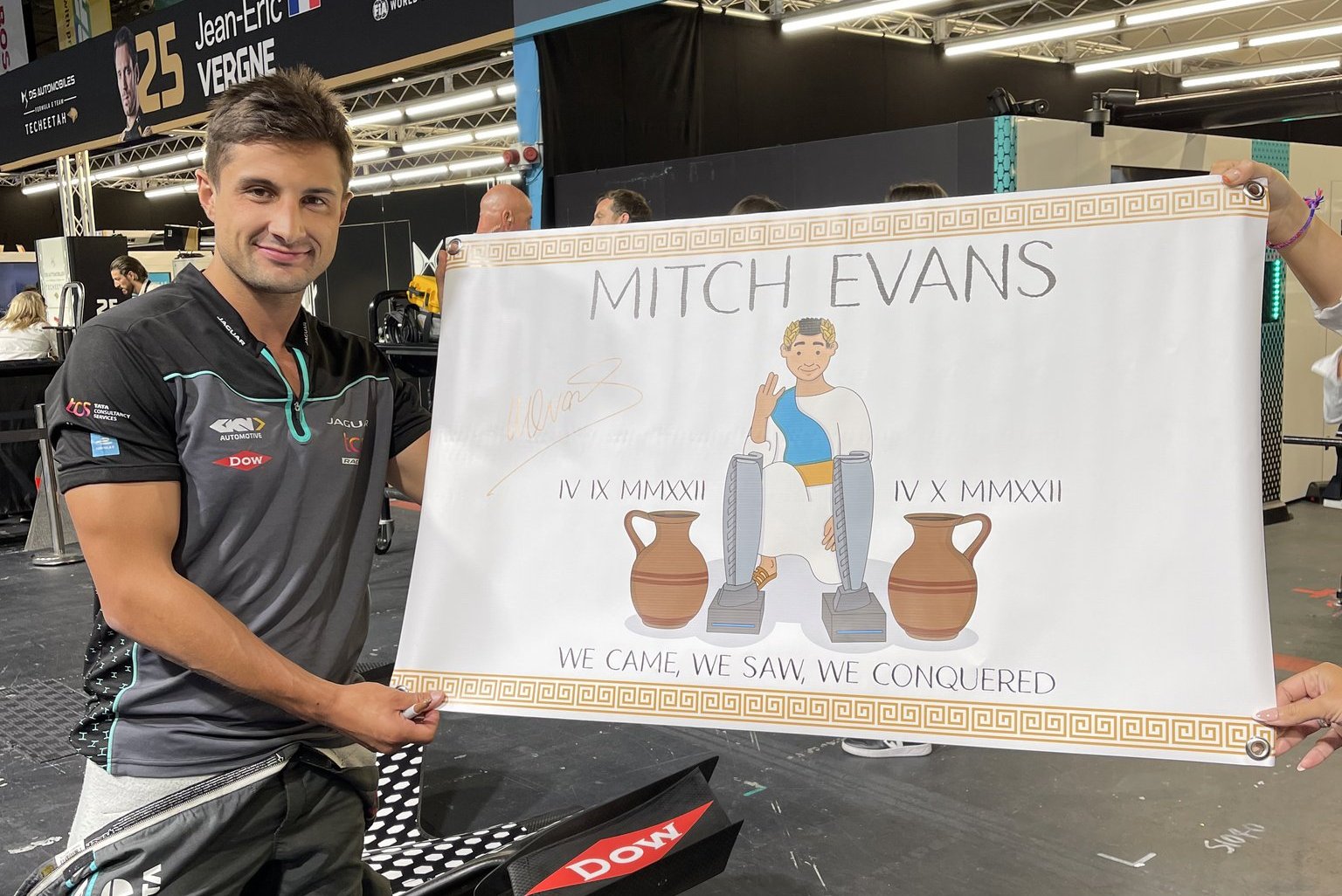 mitch evans Evans vuelve a reinar en Roma en un E-Prix de dos partes