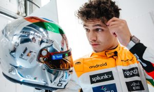 Norris goes full mirror mode with Chrome lid