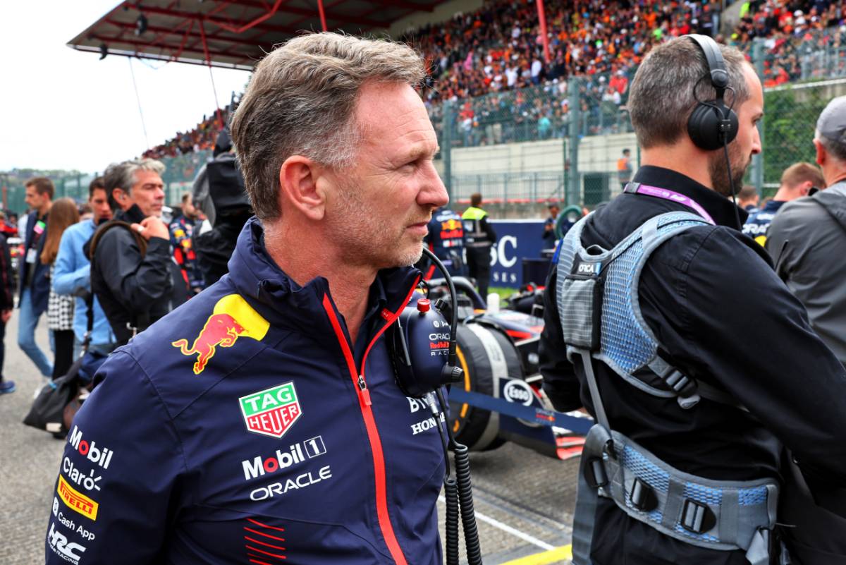 Christian Horner (GBR) Red Bull Racing Team Principal on the grid.
30.07.2023. Formula 1 World Championship, Rd 13, Belgian Grand Prix, Spa Francorchamps, Belgium, Race Day.
- www.xpbimages.com, EMail: requests@xpbimages.com © Copyright: Batchelor / XPB Images