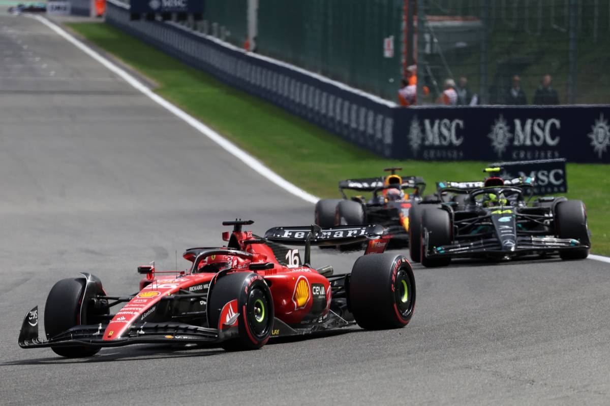 Charles Leclerc (MON) Ferrari SF-23. 30.07.2023. Formula 1 World Championship, Rd 13, Belgian Grand Prix, Spa Francorchamps, Belgium, Race Day. - www.xpbimages.com, EMail: requests@xpbimages.com © Copyright: Bearne / XPB Images