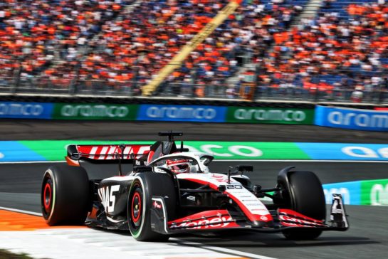 Kevin Magnussen (DEN) Haas VF-23.
25.08.2023. Formula 1 World Championship, Rd 14, Dutch Grand Prix, Zandvoort, Netherlands, Practice Day.
- www.xpbimages.com, EMail: requests@xpbimages.com © Copyright: Miltenburg / XPB Images