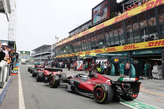 Valtteri Bottas (FIN) Alfa Romeo F1 Team C43 leaves the pits.
25.08.2023. Formula 1 World Championship, Rd 14, Dutch Grand Prix, Zandvoort, Netherlands, Practice Day.
- www.xpbimages.com, EMail: requests@xpbimages.com © Copyright: Bearne / XPB Images