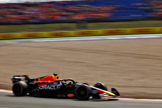 Max Verstappen (NLD) Red Bull Racing RB19.
25.08.2023. Formula 1 World Championship, Rd 14, Dutch Grand Prix, Zandvoort, Netherlands, Practice Day.
- www.xpbimages.com, EMail: requests@xpbimages.com © Copyright: Staley / XPB Images