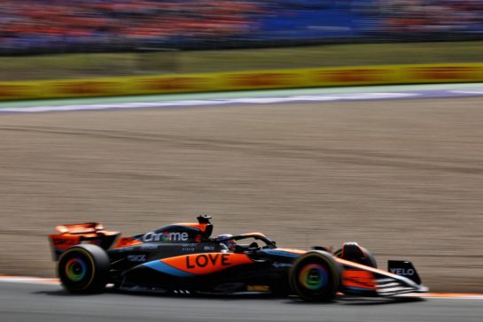 Oscar Piastri (AUS) McLaren MCL60.
25.08.2023. Formula 1 World Championship, Rd 14, Dutch Grand Prix, Zandvoort, Netherlands, Practice Day.
- www.xpbimages.com, EMail: requests@xpbimages.com © Copyright: Staley / XPB Images