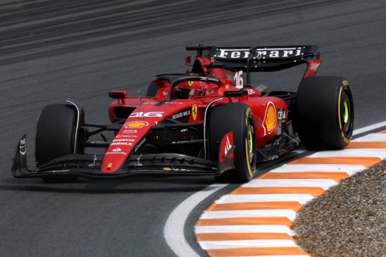 Charles Leclerc (MON) Ferrari SF-23.
25.08.2023. Formula 1 World Championship, Rd 14, Dutch Grand Prix, Zandvoort, Netherlands, Practice Day.
- www.xpbimages.com, EMail: requests@xpbimages.com © Copyright: Staley / XPB Images