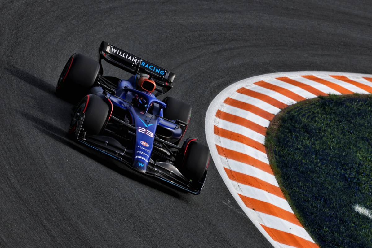 Alexander Albon (THA) Williams Racing FW45.
25.08.2023. Formula 1 World Championship, Rd 14, Dutch Grand Prix, Zandvoort, Netherlands, Practice Day.
- www.xpbimages.com, EMail: requests@xpbimages.com © Copyright: Coates / XPB Images