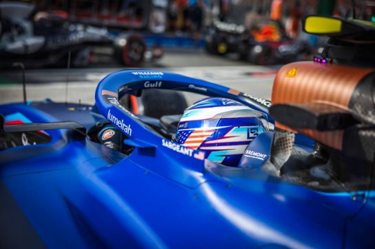 Logan Sargeant (USA) Williams Racing FW45.
25.08.2023. Formula 1 World Championship, Rd 14, Dutch Grand Prix, Zandvoort, Netherlands, Practice Day.
- www.xpbimages.com, EMail: requests@xpbimages.com © Copyright: Bearne / XPB Images