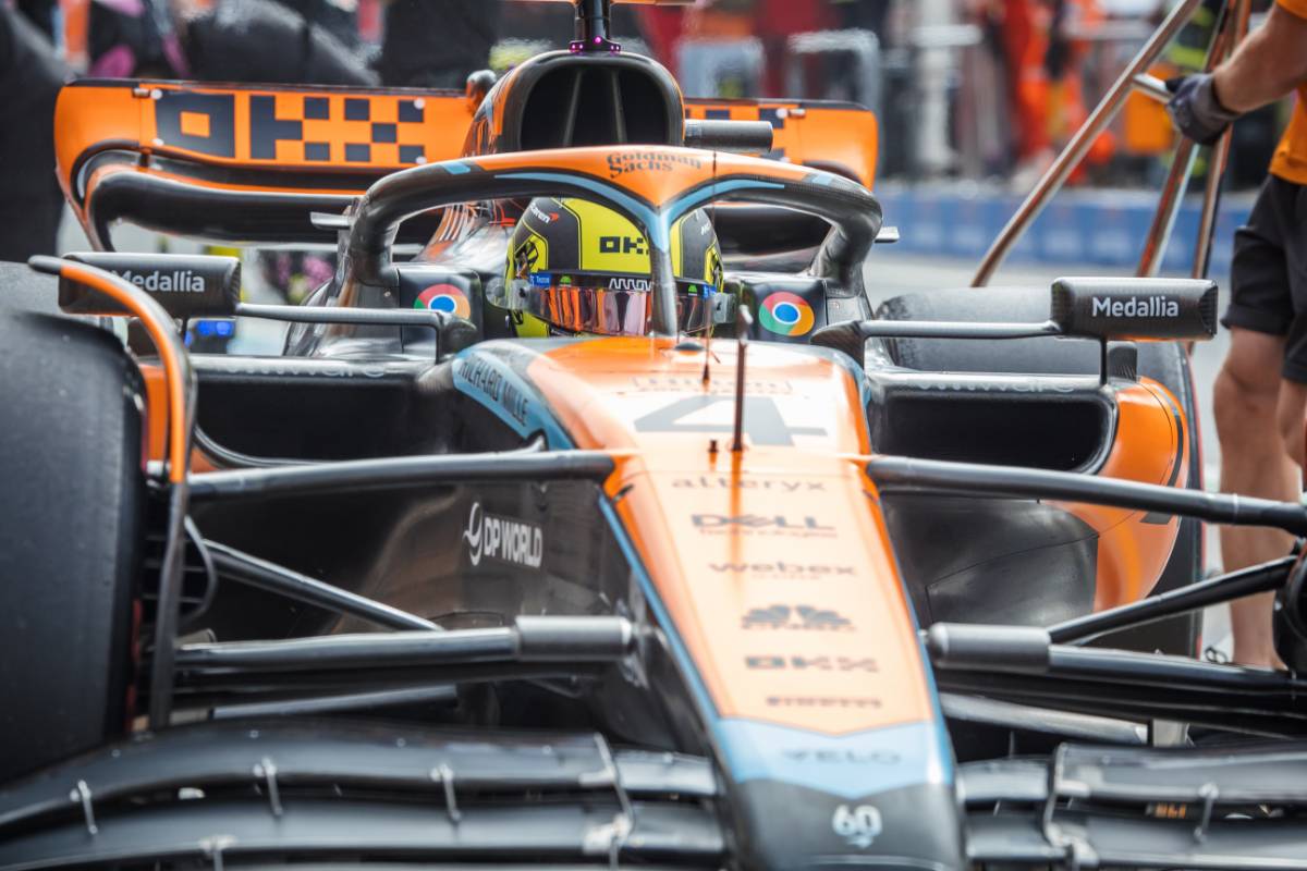 Lando Norris (GBR) McLaren MCL60. 25.08.2023. Formula 1 World Championship, Rd 14, Dutch Grand Prix, Zandvoort, Netherlands, Practice Day. - www.xpbimages.com, EMail: requests@xpbimages.com © Copyright: Bearne / XPB Images