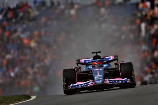 Esteban Ocon (FRA) Alpine F1 Team A523.
26.08.2023. Formula 1 World Championship, Rd 14, Dutch Grand Prix, Zandvoort, Netherlands, Qualifying Day.
- www.xpbimages.com, EMail: requests@xpbimages.com © Copyright: Staley / XPB Images
