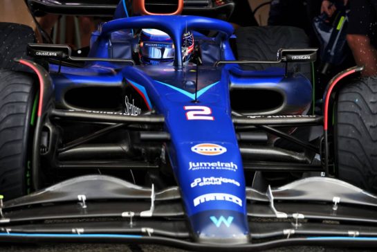 Logan Sargeant (USA) Williams Racing FW45 leaves the pits.
26.08.2023. Formula 1 World Championship, Rd 14, Dutch Grand Prix, Zandvoort, Netherlands, Qualifying Day.
- www.xpbimages.com, EMail: requests@xpbimages.com © Copyright: Bearne / XPB Images
