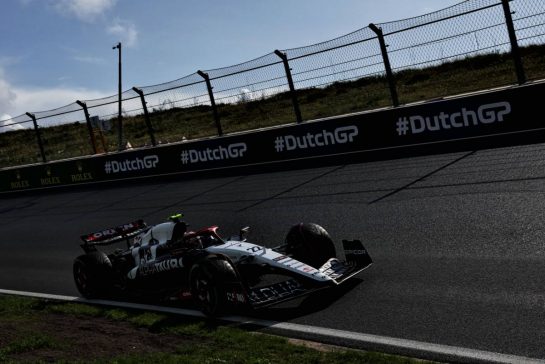 Yuki Tsunoda (JPN) AlphaTauri AT04.
26.08.2023. Formula 1 World Championship, Rd 14, Dutch Grand Prix, Zandvoort, Netherlands, Qualifying Day.
- www.xpbimages.com, EMail: requests@xpbimages.com © Copyright: Staley / XPB Images