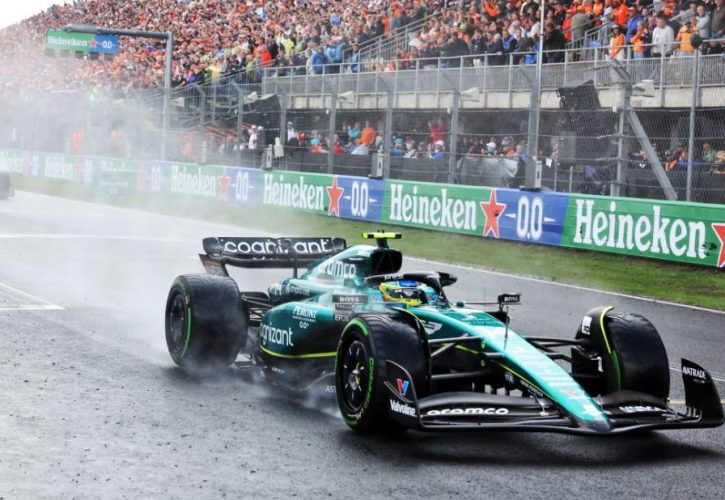 Fernando Alonso (ESP) Aston Martin F1 Team AMR23. 27.08.2023. Formula 1 World Championship, Rd 14, Dutch Grand Prix, Zandvoort, Netherlands, Race Day. - www.xpbimages.com, EMail: requests@xpbimages.com © Copyright: Bearne / XPB Images