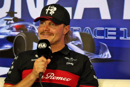 Valtteri Bottas (FIN) Alfa Romeo F1 Team in the FIA Press Conference.
31.08.2023. Formula 1 World Championship, Rd 15, Italian Grand Prix, Monza, Italy, Preparation Day.
- www.xpbimages.com, EMail: requests@xpbimages.com © Copyright: Staley / XPB Images