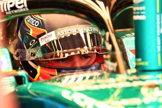 Felipe Drugovich (BRA) Aston Martin F1 Team AMR23, Reserve and Development Programme Driver.
01.09.2023. Formula 1 World Championship, Rd 15, Italian Grand Prix, Monza, Italy, Practice Day.
- www.xpbimages.com, EMail: requests@xpbimages.com © Copyright: Batchelor / XPB Images