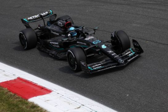 George Russell (GBR) Mercedes AMG F1 W14.
01.09.2023. Formula 1 World Championship, Rd 15, Italian Grand Prix, Monza, Italy, Practice Day.
- www.xpbimages.com, EMail: requests@xpbimages.com © Copyright: Moy / XPB Images