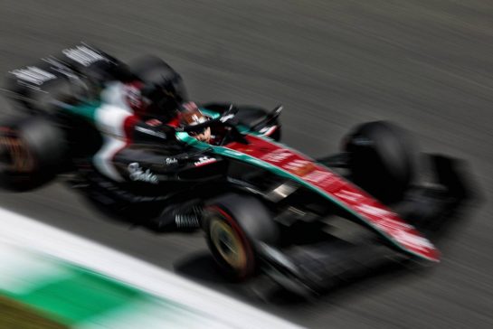 Valtteri Bottas (FIN) Alfa Romeo F1 Team C43.
01.09.2023. Formula 1 World Championship, Rd 15, Italian Grand Prix, Monza, Italy, Practice Day.
- www.xpbimages.com, EMail: requests@xpbimages.com © Copyright: Moy / XPB Images