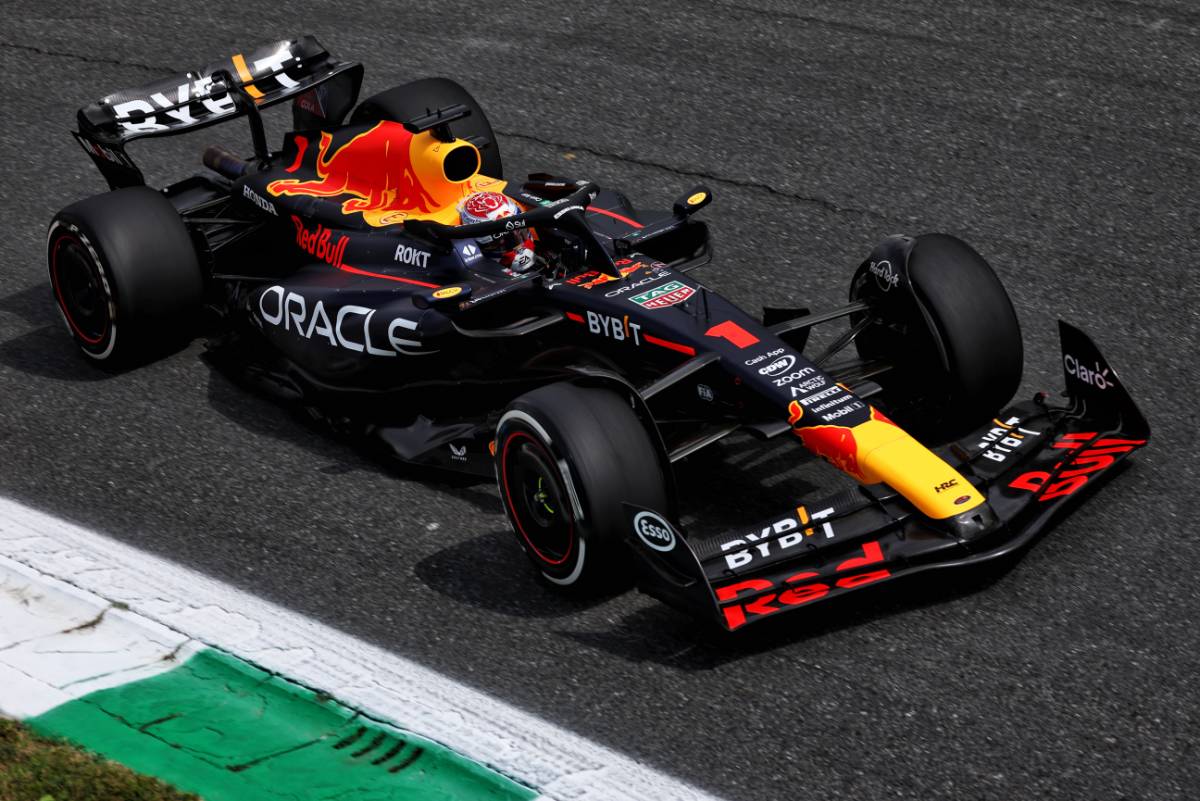 Max Verstappen (NLD) Red Bull Racing RB19. 01.09.2023. Formula 1 World Championship, Rd 15, Italian Grand Prix, Monza, Italy, Practice Day. - www.xpbimages.com, EMail: requests@xpbimages.com © Copyright: Moy / XPB Images