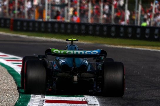 Fernando Alonso (ESP), Aston Martin Racing 
01.09.2023. Formula 1 World Championship, Rd 15, Italian Grand Prix, Monza, Italy, Practice Day.
- www.xpbimages.com, EMail: requests@xpbimages.com © Copyright: Charniaux / XPB Images
