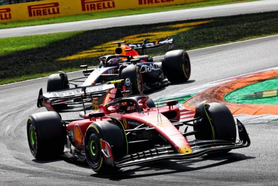 Carlos Sainz Jr (ESP) Ferrari SF-23.
03.09.2023. Formula 1 World Championship, Rd 15, Italian Grand Prix, Monza, Italy, Race Day.
- www.xpbimages.com, EMail: requests@xpbimages.com © Copyright: Batchelor / XPB Images