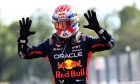 Race winner Max Verstappen (NLD) Red Bull Racing celebrates in parc ferme. 03.09.2023. Formula 1 World Championship, Rd 15, Italian Grand Prix, Monza, Italy, Race Day. - www.xpbimages.com, EMail: requests@xpbimages.com © Copyright: Charniaux / XPB Images