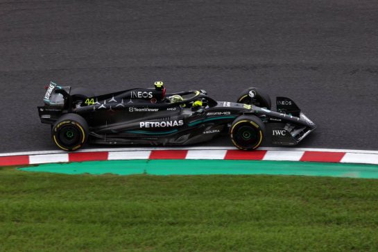 Lewis Hamilton (GBR) Mercedes AMG F1 W14.22.09.2023. Formula 1 World Championship, Rd 17, Japanese Grand Prix, Suzuka, Japan, Practice Day.
- www.xpbimages.com, EMail: requests@xpbimages.com © Copyright: Moy / XPB Images