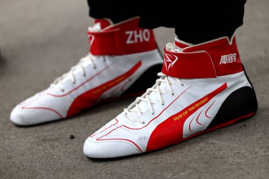 Zhou Guanyu (CHN) Alfa Romeo F1 Team - Puma racing boots.
22.09.2023. Formula 1 World Championship, Rd 17, Japanese Grand Prix, Suzuka, Japan, Practice Day.
- www.xpbimages.com, EMail: requests@xpbimages.com © Copyright: Moy / XPB Images