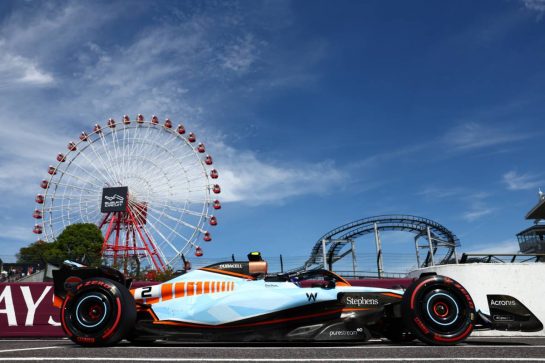 Logan Sargeant (USA) Williams Racing FW45.
23.09.2023. Formula 1 World Championship, Rd 17, Japanese Grand Prix, Suzuka, Japan, Qualifying Day.
- www.xpbimages.com, EMail: requests@xpbimages.com © Copyright: Batchelor / XPB Images