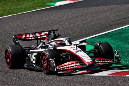 Kevin Magnussen (DEN) Haas VF-23.
23.09.2023. Formula 1 World Championship, Rd 17, Japanese Grand Prix, Suzuka, Japan, Qualifying Day.
- www.xpbimages.com, EMail: requests@xpbimages.com © Copyright: Moy / XPB Images