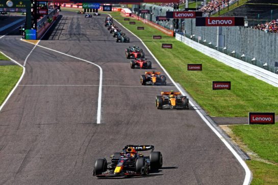Max Verstappen (NLD) Red Bull Racing RB19.
24.09.2023. Formula 1 World Championship, Rd 17, Japanese Grand Prix, Suzuka, Japan, Race Day.
- www.xpbimages.com, EMail: requests@xpbimages.com © Copyright: Batchelor / XPB Images
