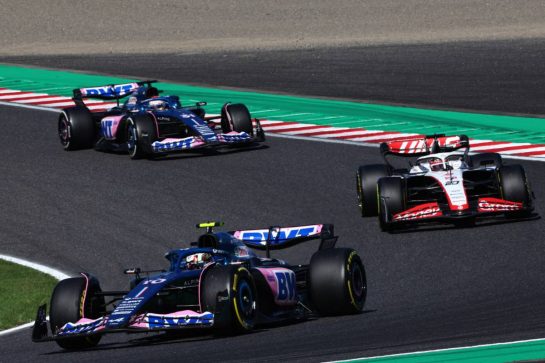 Pierre Gasly (FRA) Alpine F1 Team A523.
24.09.2023. Formula 1 World Championship, Rd 17, Japanese Grand Prix, Suzuka, Japan, Race Day.
- www.xpbimages.com, EMail: requests@xpbimages.com © Copyright: Charniaux / XPB Images