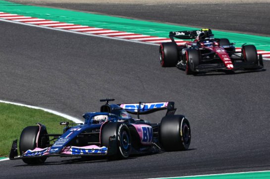 Esteban Ocon (FRA) Alpine F1 Team A523.
24.09.2023. Formula 1 World Championship, Rd 17, Japanese Grand Prix, Suzuka, Japan, Race Day.
- www.xpbimages.com, EMail: requests@xpbimages.com © Copyright: Charniaux / XPB Images