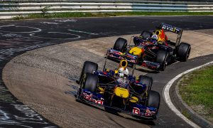 Vettel reunited with 'Kinky Kylie' for epic Nordschleife run