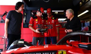 Mann and Driver visit real world Ferrari team