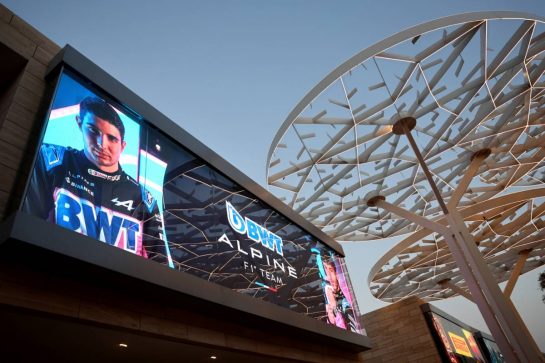 Paddock atmosphere - Alpine F1 Team building.
05.10.2023. Formula 1 World Championship, Rd 18, Qatar Grand Prix, Doha, Qatar, Preparation Day.
- www.xpbimages.com, EMail: requests@xpbimages.com © Copyright: Batchelor / XPB Images