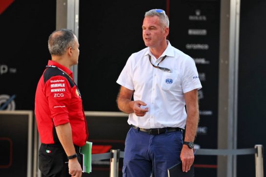 Niels Wittich (GER) FIA F1 Race Director (Right).
06.10.2023 Formula 1 World Championship, Rd 18, Qatar Grand Prix, Doha, Qatar, Qualifying Day.
- www.xpbimages.com, EMail: requests@xpbimages.com © Copyright: Moy / XPB Images
