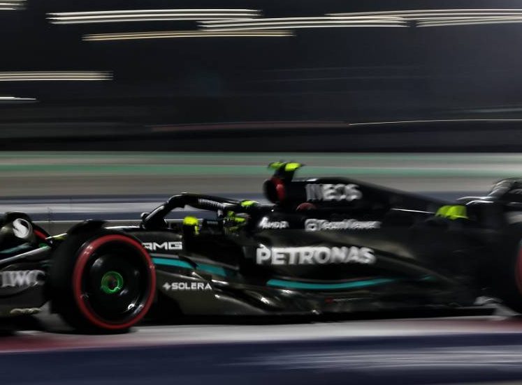 Lewis Hamilton (GBR) Mercedes AMG F1 W14. 06.10.2023 Formula 1 World Championship, Rd 18, Qatar Grand Prix, Doha, Qatar, Qualifying Day. - www.xpbimages.com, EMail: requests@xpbimages.com © Copyright: Moy / XPB Images