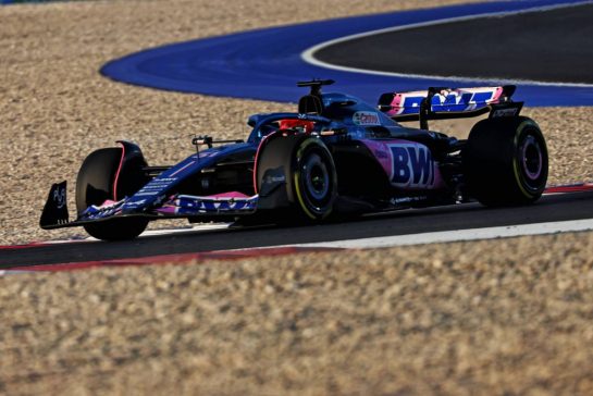Esteban Ocon (FRA) Alpine F1 Team A523.
07.10.2023. Formula 1 World Championship, Rd 18, Qatar Grand Prix, Doha, Qatar, Sprint Day.
- www.xpbimages.com, EMail: requests@xpbimages.com © Copyright: Charniaux / XPB Images