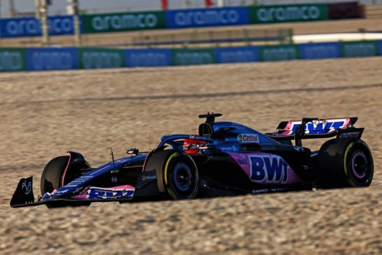 Esteban Ocon (FRA) Alpine F1 Team A523.
07.10.2023. Formula 1 World Championship, Rd 18, Qatar Grand Prix, Doha, Qatar, Sprint Day.
- www.xpbimages.com, EMail: requests@xpbimages.com © Copyright: Charniaux / XPB Images