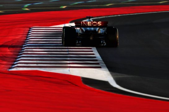 George Russell (GBR) Mercedes AMG F1 W14.
07.10.2023. Formula 1 World Championship, Rd 18, Qatar Grand Prix, Doha, Qatar, Sprint Day.
- www.xpbimages.com, EMail: requests@xpbimages.com © Copyright: Charniaux / XPB Images