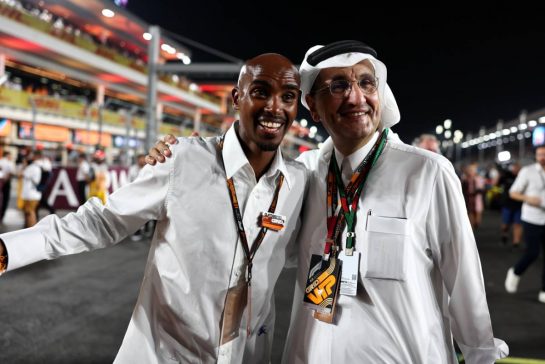 Mo Farah (GBR) Retired Athlete on the grid.
08.10.2023. Formula 1 World Championship, Rd 18, Qatar Grand Prix, Doha, Qatar, Race Day.
- www.xpbimages.com, EMail: requests@xpbimages.com © Copyright: Moy / XPB Images
