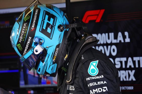 George Russell (GBR) Mercedes AMG F1.
20.10.2023. Formula 1 World Championship, Rd 19, United States Grand Prix, Austin, Texas, USA, Qualifying Day
- www.xpbimages.com, EMail: requests@xpbimages.com © Copyright: Batchelor / XPB Images