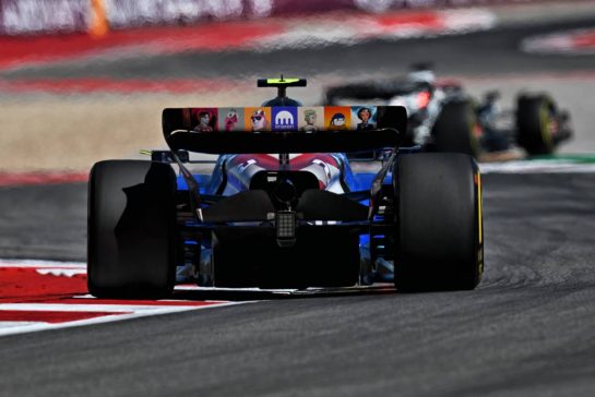 Logan Sargeant (USA) Williams Racing FW45.
20.10.2023. Formula 1 World Championship, Rd 19, United States Grand Prix, Austin, Texas, USA, Qualifying Day
- www.xpbimages.com, EMail: requests@xpbimages.com © Copyright: Price / XPB Images