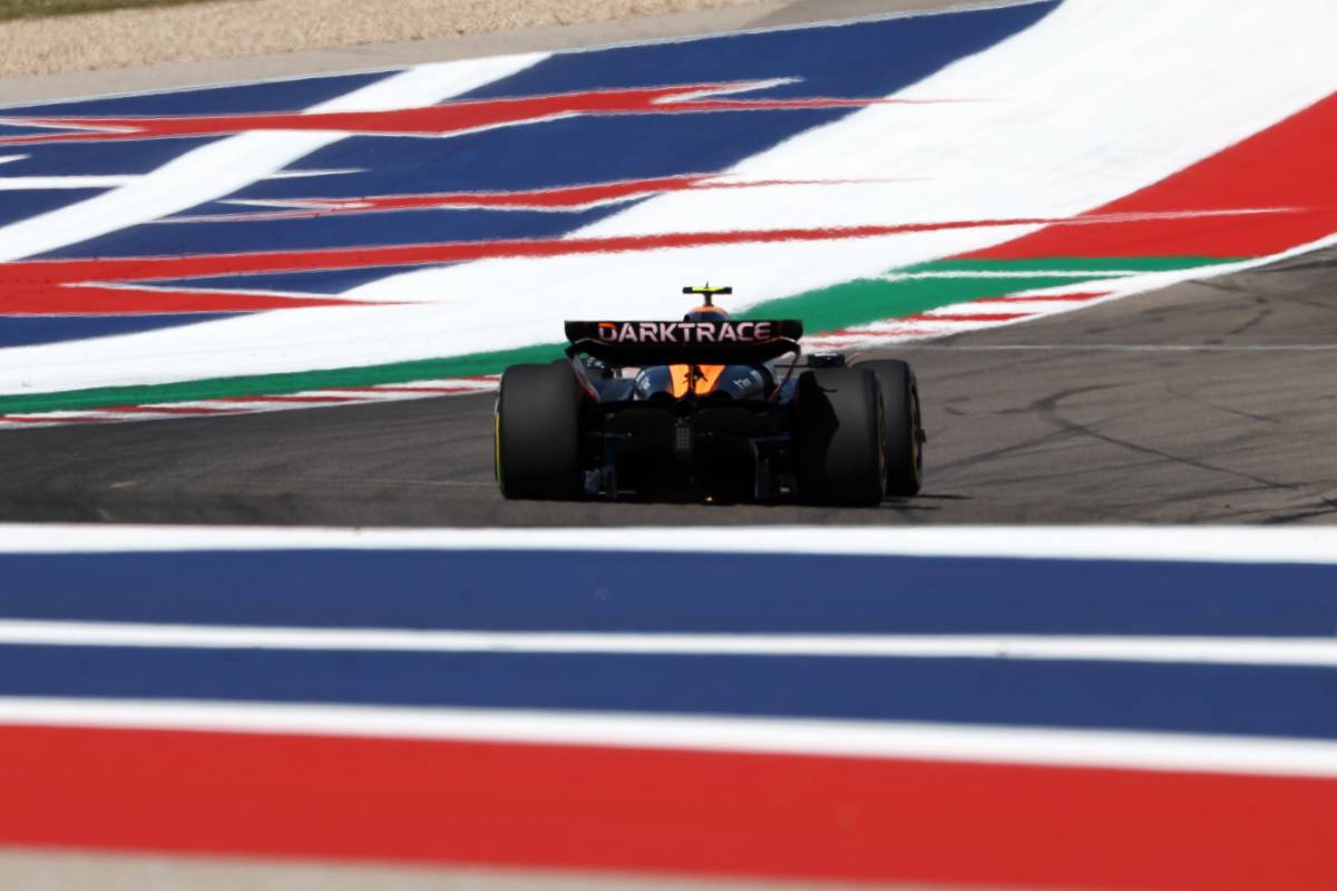 Lando Norris (GBR) McLaren MCL60. 20.10.2023. Formula 1 World Championship, Rd 19, United States Grand Prix, Austin, Texas, USA, Qualifying Day - www.xpbimages.com, EMail: requests@xpbimages.com © Copyright: Moy / XPB Images