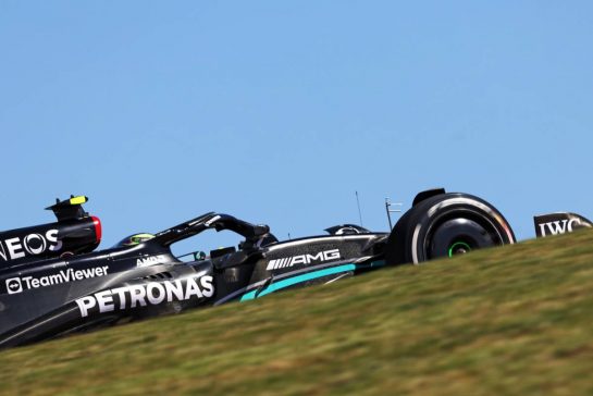 Lewis Hamilton (GBR) Mercedes AMG F1 W14.
20.10.2023. Formula 1 World Championship, Rd 19, United States Grand Prix, Austin, Texas, USA, Qualifying Day
- www.xpbimages.com, EMail: requests@xpbimages.com © Copyright: Bearne / XPB Images