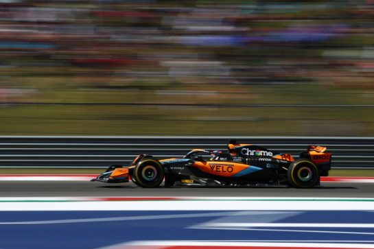Oscar Piastri (AUS) McLaren MCL60.
20.10.2023. Formula 1 World Championship, Rd 19, United States Grand Prix, Austin, Texas, USA, Qualifying Day
- www.xpbimages.com, EMail: requests@xpbimages.com © Copyright: Coates / XPB Images